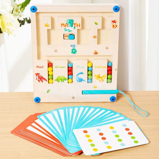 Wooden Magnetic Color Maze Sorting Board Montessori Toy Color Addition and Subtraction Game Educational Toys for Kids Age 3+ - by PAWFECTWORLDS | PAWFECTWORLDS | Learning & Education, Montessori, Toys & Hobbies