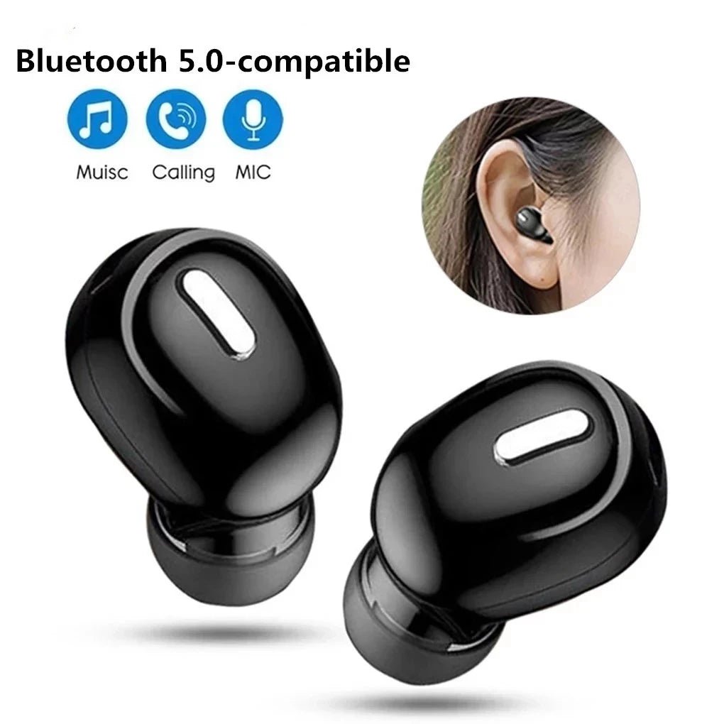 X9 Wireless Headphones Bluetooth 5.0 Earphones With Mic Single in - Ear Sports Waterproof TWS Earbuds Bluetooth Handsfree Headset - by PAWFECTWORLDS | PAWFECTWORLDS | , ,