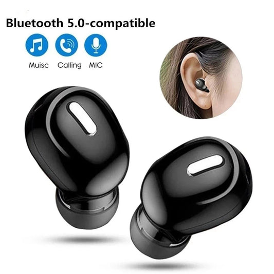X9 Wireless Headphones Bluetooth 5.0 Earphones With Mic Single in - Ear Sports Waterproof TWS Earbuds Bluetooth Handsfree Headset - by PAWFECTWORLDS | PAWFECTWORLDS | , ,